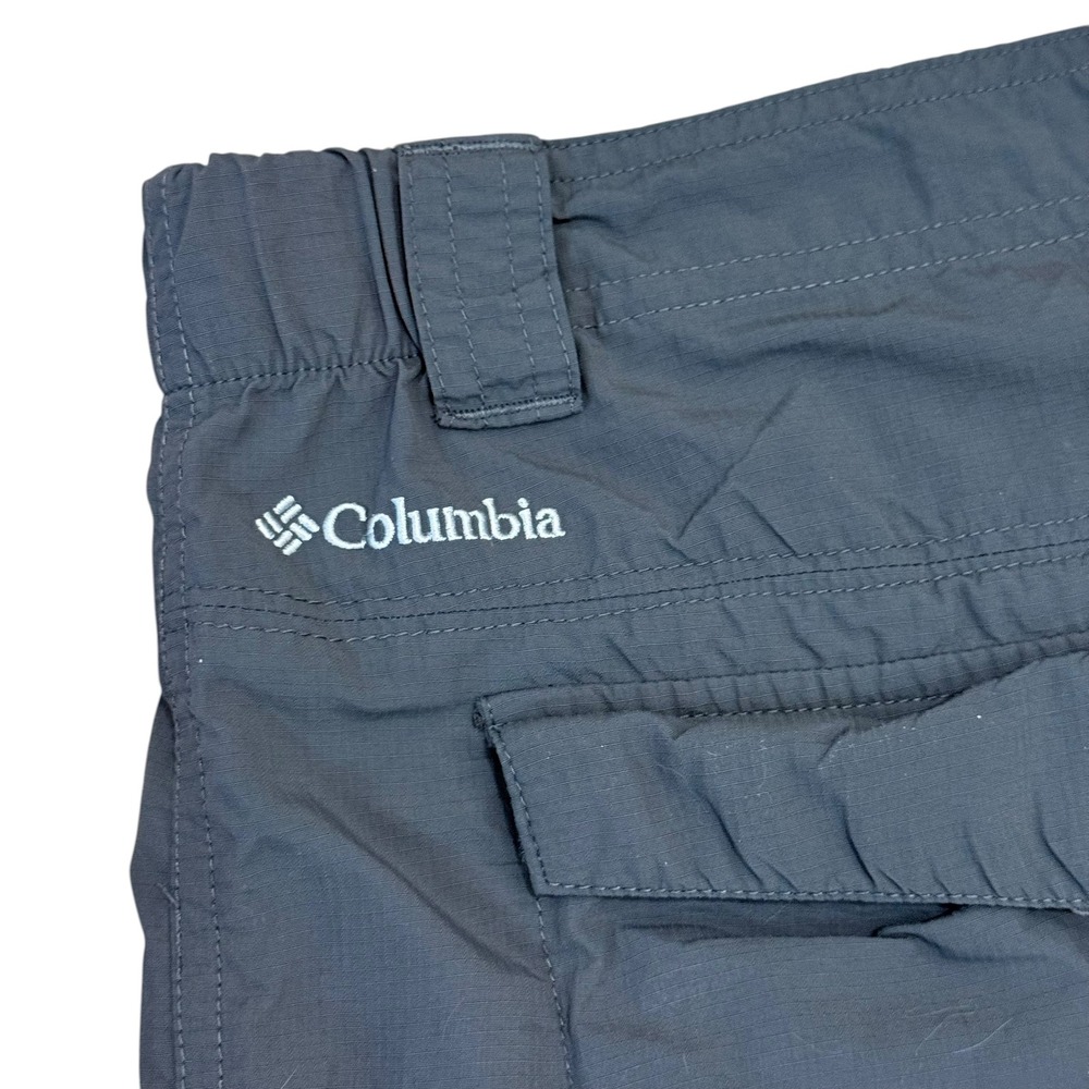 Mens Performance Cargo Shorts Dark Grey Outdoor Hiking Utility Size 40